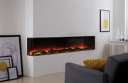 2400 British Fires New Forest Built In Media Wall Electric Fire 1-2-3 Sided
